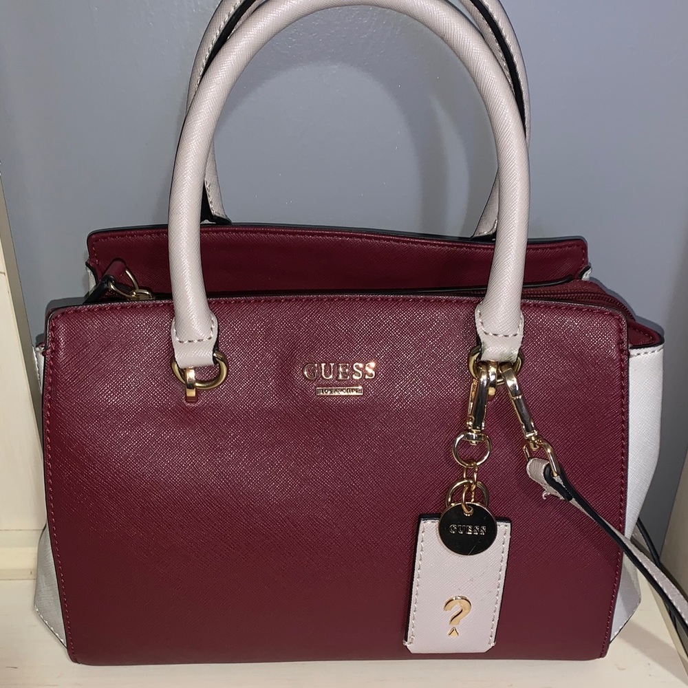 Burgundy Guess Purse